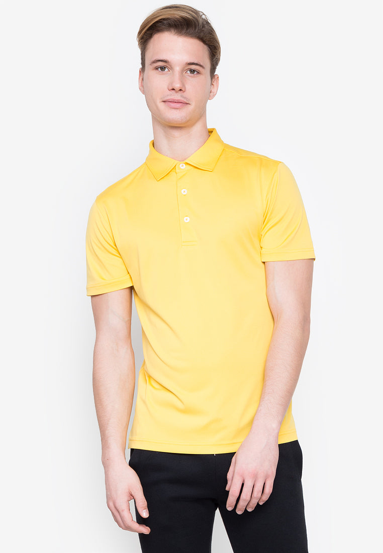 Ramé Dryfit Polo Shirt in Pure Golden Yellow