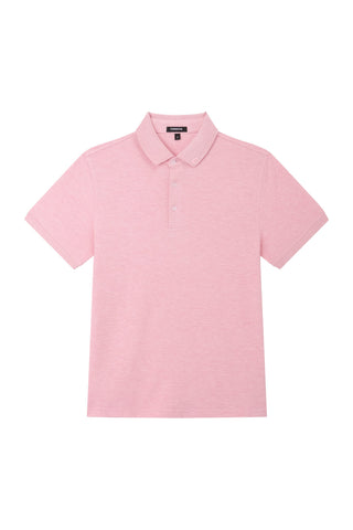 Heathered Pique Polo