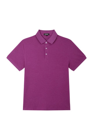 Heathered Pique Polo