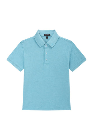 Heathered Pique Polo