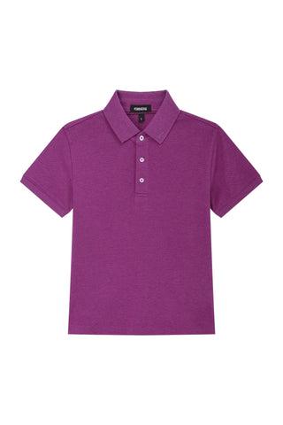 Heathered Pique Polo
