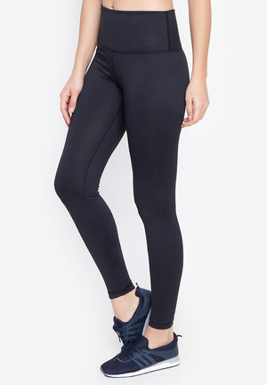 Belle Full Leggings in Charcoal Black