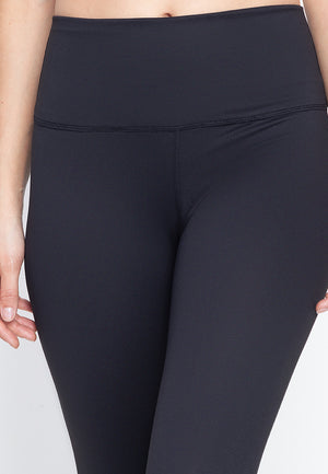 Belle Full Leggings in Charcoal Black