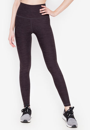 Belle Full Leggings in Heathered Black