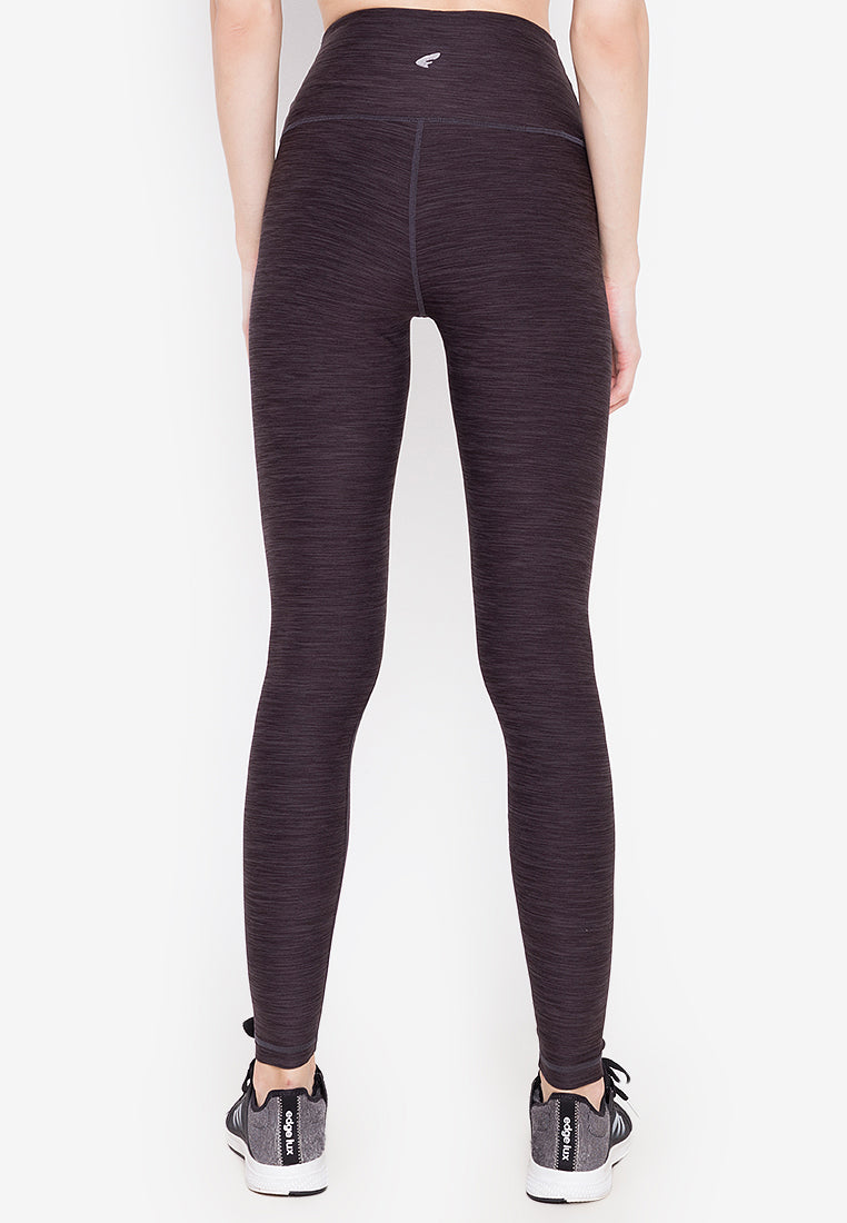 Belle Full Leggings in Heathered Black