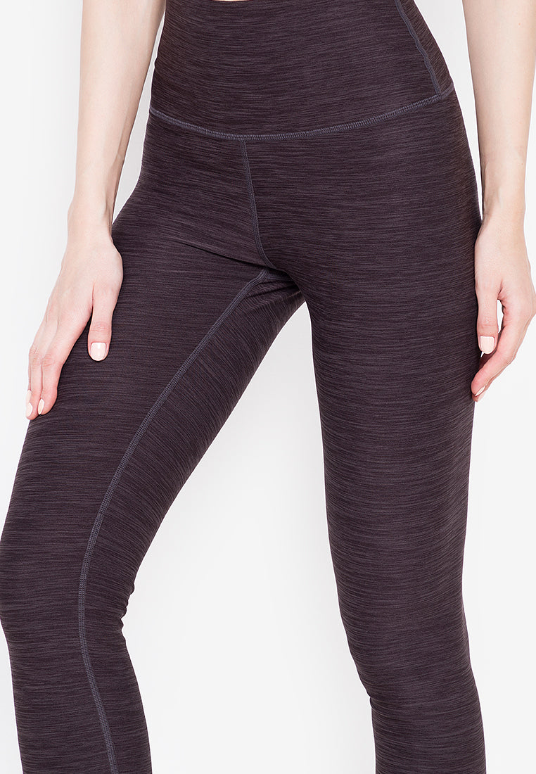 Belle Full Leggings in Heathered Black